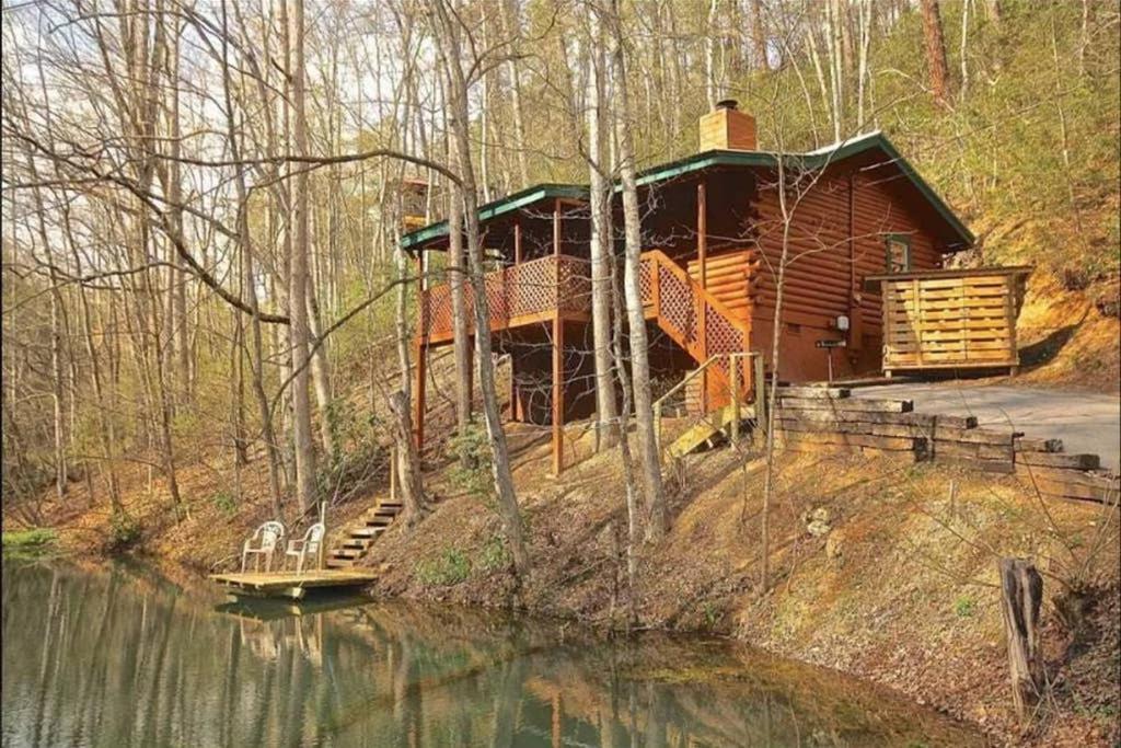 The Fishing Hole Cabin - Sage Vacations Gatlinburg Exteriör bild