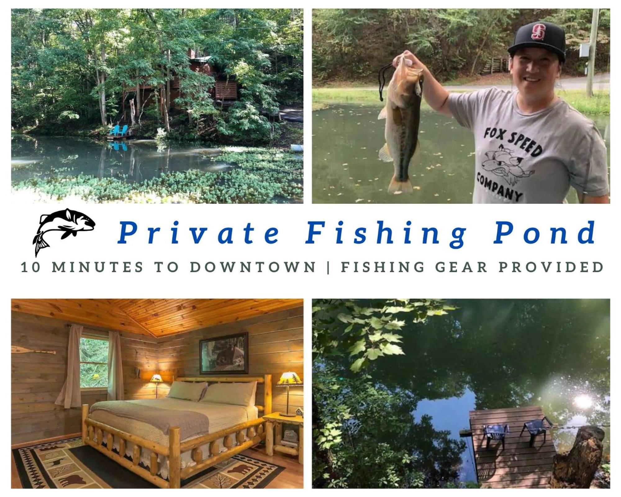 The Fishing Hole Cabin - Sage Vacations Gatlinburg Exteriör bild